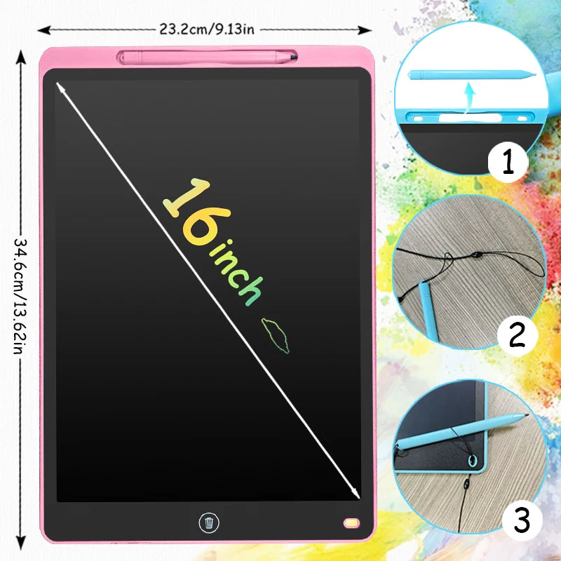 SnapPad: 16-inch Magical Doodle Tablet