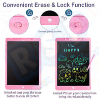 The ultimate mess-free drawing experience. This 16-inch SnapPad is perfect for kids to draw, learn, and play without the need for paper or pens. One-click erase makes it easy to start a new masterpiece instantly