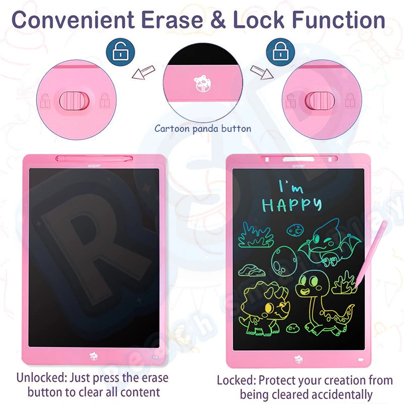 The ultimate mess-free drawing experience. This 16-inch SnapPad is perfect for kids to draw, learn, and play without the need for paper or pens. One-click erase makes it easy to start a new masterpiece instantly