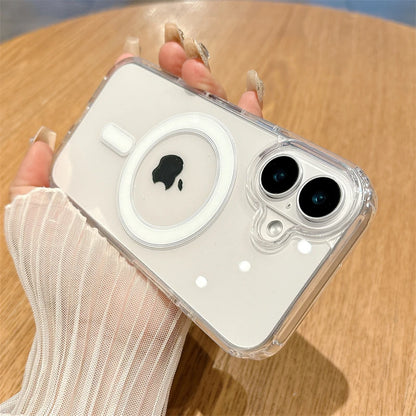 Protect your iPhone with the SnapCase. Crystal clear, scratch-resistant, and fully compatible with all MagSafe chargers and accessories. Sleek protection that never yellows.