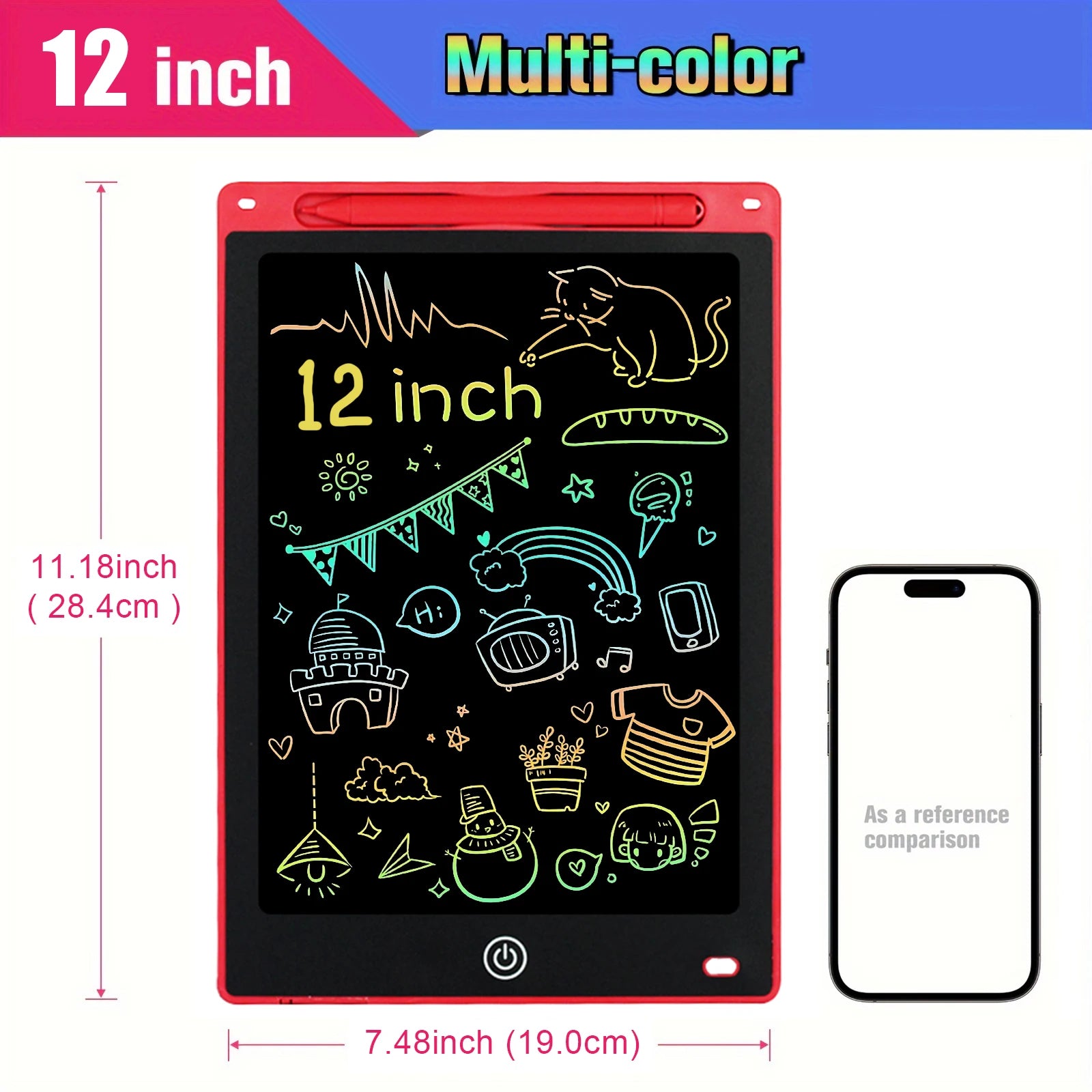 SnapPad: 12-inch Compact Doodle Tablet